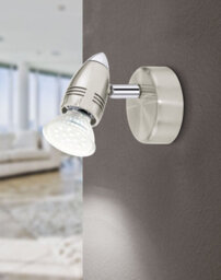 Satin Nickel Multi-Bulb Ceiling Spot Light With Matching Wall Lights Set - thumbnail 4