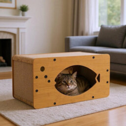 Cat Scratching Post Climbing Activity Centre Sisal Toy Scratcher Tower Play - thumbnail 4