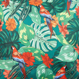 Icon Indoor And Outdoor Parrot Print Waterproof Filled Cushion - thumbnail 5