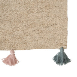 Beliani Kids Rug Kodinhi  Beige 140 X 200 Cm Cotton - thumbnail 5