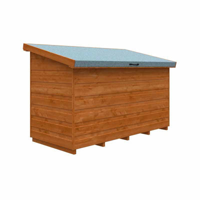 Buttercup Farm 5X2.3 Tool Chest 12mm Shed - L145 X W67.5 X H97.5 Cm - Solid Wood/softwood/pine - Burnt Orange - image 1