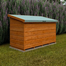 Buttercup Farm 5X2.3 Tool Chest 12mm Shed - L145 X W67.5 X H97.5 Cm - Solid Wood/softwood/pine - Burnt Orange - thumbnail 2