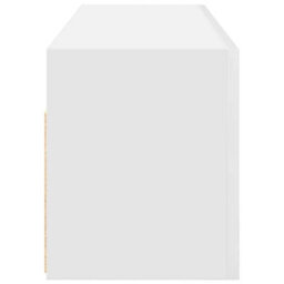 Walplus Bathroom Wall Cabinet White 100X25X30 Cm Engineered Wood - thumbnail 7