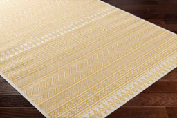Livabliss Round Eagean-Global Yellow Ivory Off-White In- & Outdoor Rug 160 X 160 Cm Easy Care, Non Shedding - thumbnail 6