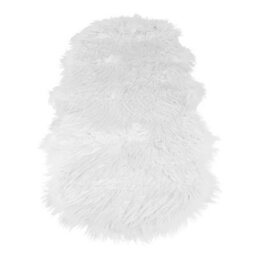 White-Irregular 60X150Cm Large Faux Fur Sheepskin Rug Fluffy Mat Room Sofa Hairy Mat Shaggy Floor Carpet - thumbnail 1