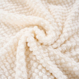 Living And Home Beige Corn-Patterned Knitted Tassel Blanket, 130Cm L X 170Cm W - thumbnail 7