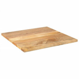 Berkfield Table Top 70X70X3.8 Cm Square Solid Wood Mango - thumbnail 2