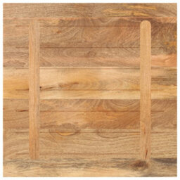Berkfield Table Top 70X70X3.8 Cm Square Solid Wood Mango - thumbnail 5