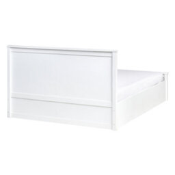 Beliani Ottoman Bed Pine Wood Lambres 140 X 200 Cm (Eu Double) White - thumbnail 7