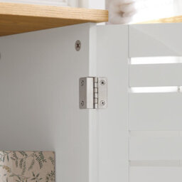 Sobuy Bzr41-W, Bathroom Cabinet Bathroom Storage Cabinet Cupboard With 2 Doors,white,w60Xd30Xh81.5 - thumbnail 9