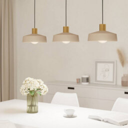 Eglo Valdiola Sandy Pink 3-Light Pendant