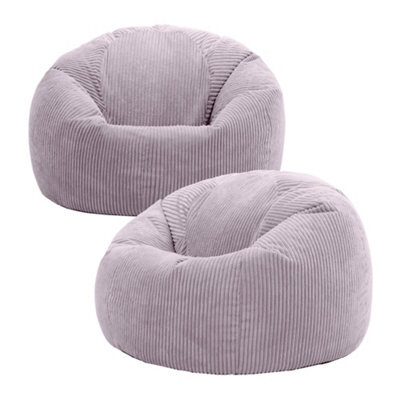 icon Kingston Classic Beanbag Corduroy Purple Set Of 2 - image 1