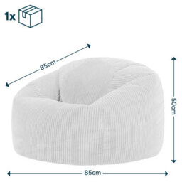 Icon Kingston Classic Beanbag Corduroy Purple Set Of 2 - thumbnail 9