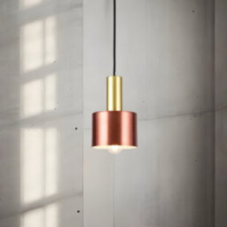 CGC Lighting Selvia 2 - Cgc Gold Round Dome Metal Pendant Ceiling Light With Adjustable Black Cord - thumbnail 2