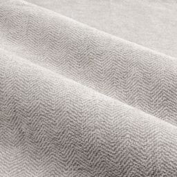 furn. Harris Grey Herringbone Chenille Lined Eyelet Curtains (W)167Cm (L)183Cm, Pair - thumbnail 3