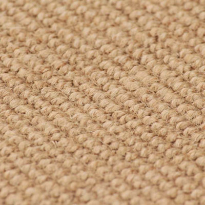 Berkfield Durable Area Rug Jute With Latex Backing 80X160 Cm Natural - image 1