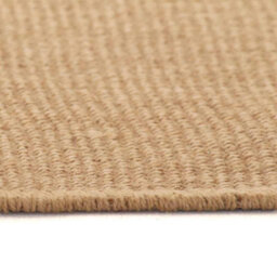 Berkfield Durable Area Rug Jute With Latex Backing 80X160 Cm Natural - thumbnail 3