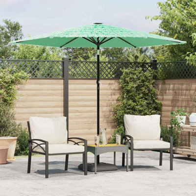 Walplus Garden Parasol With Steel Pole Green 268X268X226 Cm - image 1