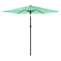 Walplus Garden Parasol With Steel Pole Green 268X268X226 Cm - thumbnail 4