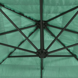 Walplus Garden Parasol With Steel Pole Green 268X268X226 Cm - thumbnail 7