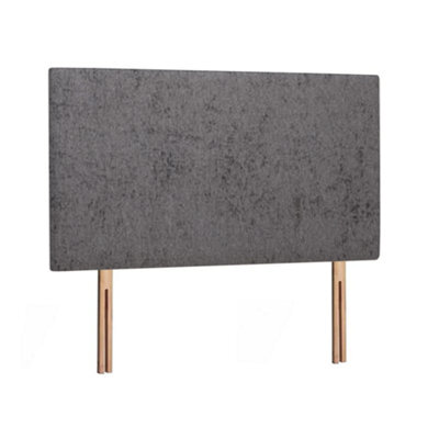 Divan Base Direct Livorno Strutted Upholstered Headboard 4Ft6 Small Double - Naples Slate - image 1