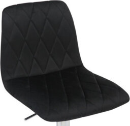 Lamboro Verona Velvet Kitchen Bar Stools, Single, Height Adjustable Gas Lift Stool With Backrest, Breakfast Bar Stool - Black - thumbnail 5
