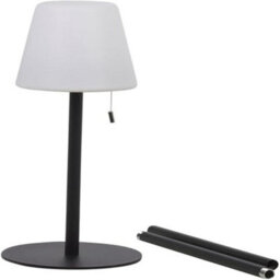 Urbn-Living Urbnliving Usb Colour Changing Accent Floor Lamp With 10 Led Lights, Ip44 Indoor & Outdoor Use Energy-Efficient Night Light- Black