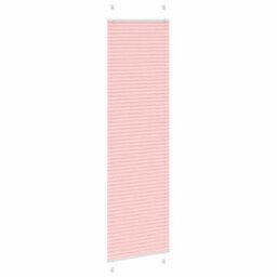 Berkfield Pleated Blind Pink 65X200 Cm Fabric Width 64.4 Cm Polyester - thumbnail 3