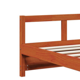 Berkfield Daybed Without Mattress Wax Brown 80X200 Cm Solid Wood Pine - thumbnail 8