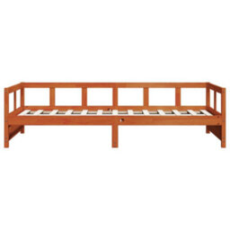 Berkfield Daybed Without Mattress Wax Brown 80X200 Cm Solid Wood Pine - thumbnail 5