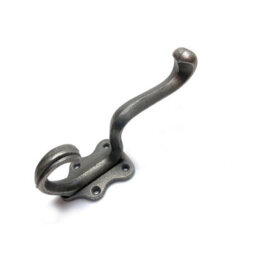 Oakcrafts - Antique Cast Iron Classic 4 Hole Coat Hook - Pack Of 5 - thumbnail 1