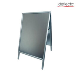 Deflecto Yearntree Deflecto A1 Aluminium Pavement Display Board With Snap Frame -Silver, A1 Display Boards Free Standing, Literature Sign Holder, - thumbnail 5