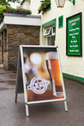 Deflecto Yearntree Deflecto A1 Aluminium Pavement Display Board With Snap Frame -Silver, A1 Display Boards Free Standing, Literature Sign Holder, - thumbnail 8
