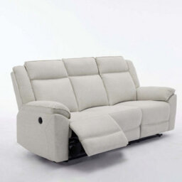 More4Homes Skye 3 Seater Linen Electric Recliner Sofa (Beige) - thumbnail 4