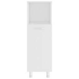 Berkfield Sturdy Bathroom Cabinet White 30X30X95 Cm Engineered Wood - thumbnail 5