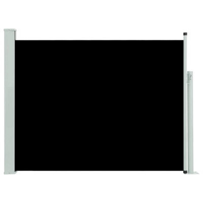 Vidaxl Patio Retractable Side Awning 140X500 Cm Black - image 1