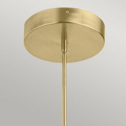 Luminosa Lighting Luminosa Kichler Calters Integrated Led Pendant Ceiling Light Champagne Gold, 3000K - thumbnail 3