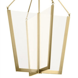 Luminosa Lighting Luminosa Kichler Calters Integrated Led Pendant Ceiling Light Champagne Gold, 3000K - thumbnail 2