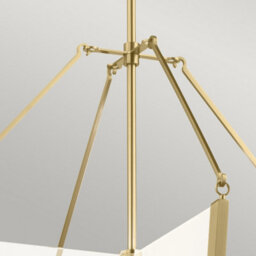 Luminosa Lighting Luminosa Kichler Calters Integrated Led Pendant Ceiling Light Champagne Gold, 3000K - thumbnail 4