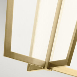 Luminosa Lighting Luminosa Kichler Calters Integrated Led Pendant Ceiling Light Champagne Gold, 3000K - thumbnail 5