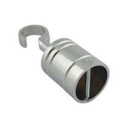 Ropeservices Uk 4 X 28mm Polished Chrome Decking Rope Hook Fittings Fixings Barrier Set - thumbnail 4