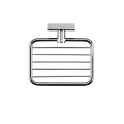 Soap Basket Dish In Chrome For Sink Wall Mount - thumbnail 4