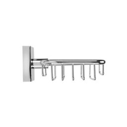 Soap Basket Dish In Chrome For Sink Wall Mount - thumbnail 6