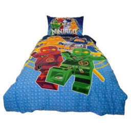 Lego Ninjago Squad Reversible Duvet Set Multicoloured (Single) - thumbnail 3