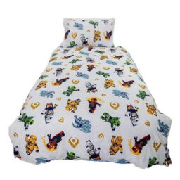 Lego Ninjago Squad Reversible Duvet Set Multicoloured (Single) - thumbnail 4