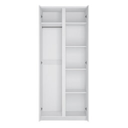 Furniture To Go Fribo 2 Door Wardrobe In White - thumbnail 2