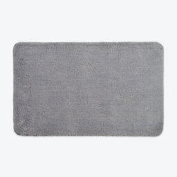Allure Bath Fashions Luxury Microfibre Bath Mat Non-Slip - Dove Grey - thumbnail 1