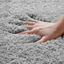 Allure Bath Fashions Luxury Microfibre Bath Mat Non-Slip - Dove Grey - thumbnail 2