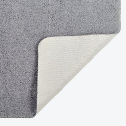 Allure Bath Fashions Luxury Microfibre Bath Mat Non-Slip - Dove Grey - thumbnail 3