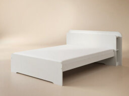 Noomi Evie Storage Bed With Headboard, Kingsize, White - thumbnail 4
